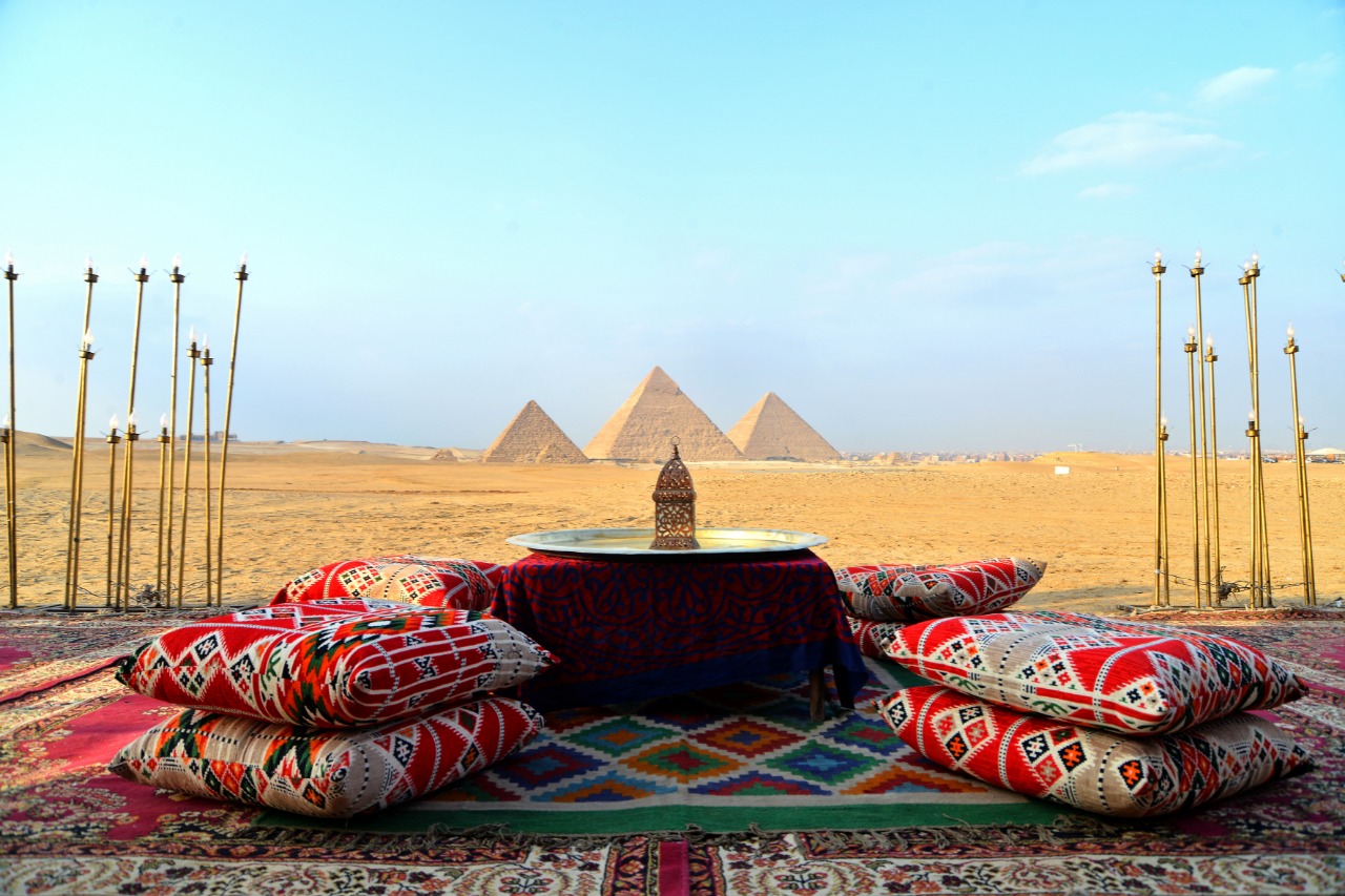 Royal majlis gala at the Giza Plateau
